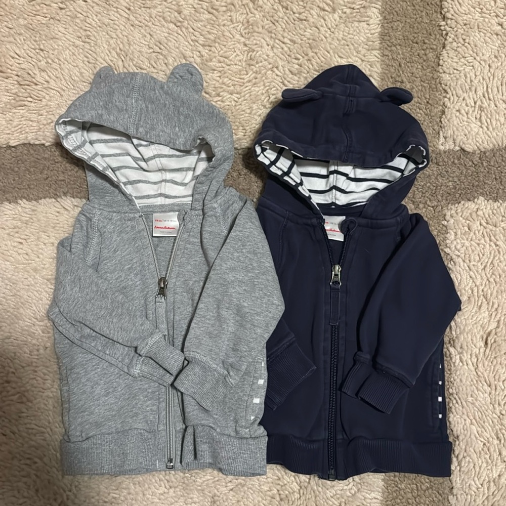 Hanna Andersson jackets 12-18 months